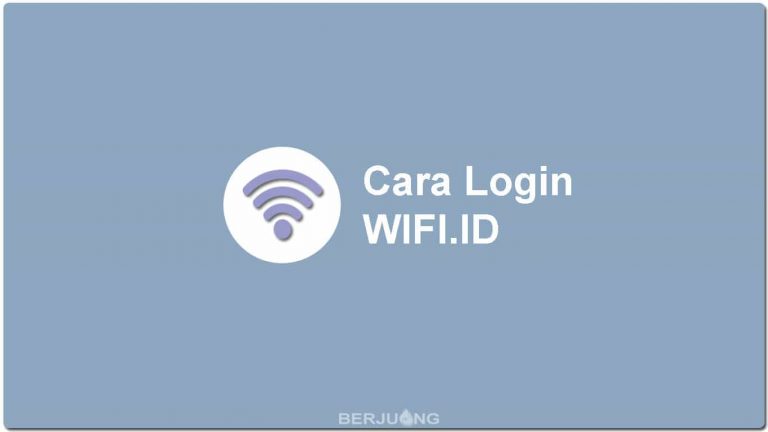 Cara Login WiFi id