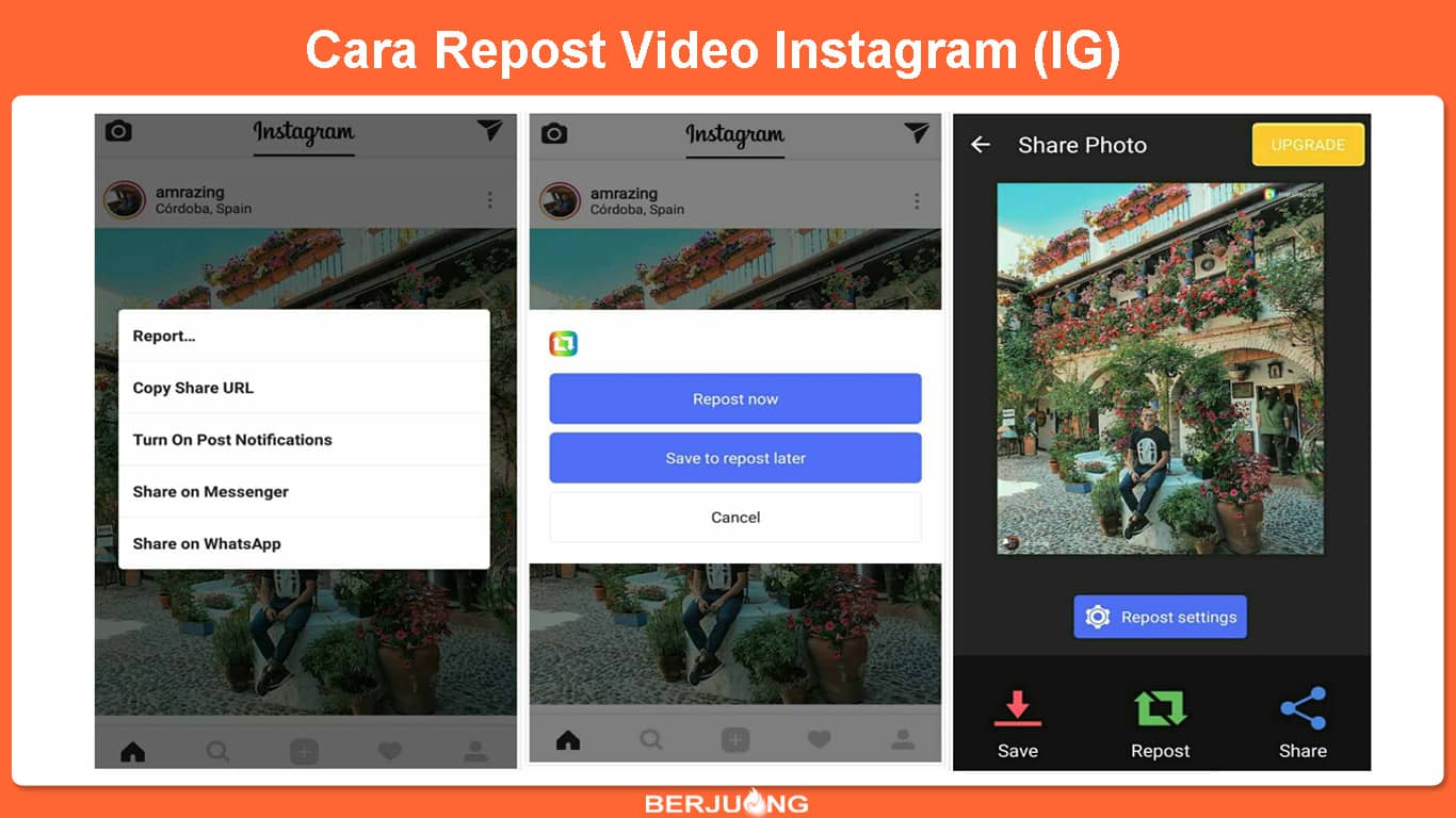 Cara Repost Video Instagram 