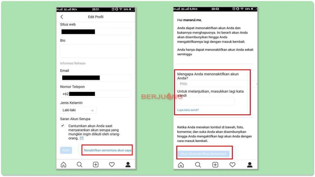 Cara Menonaktifkan Instagram Permanen Dari Hp