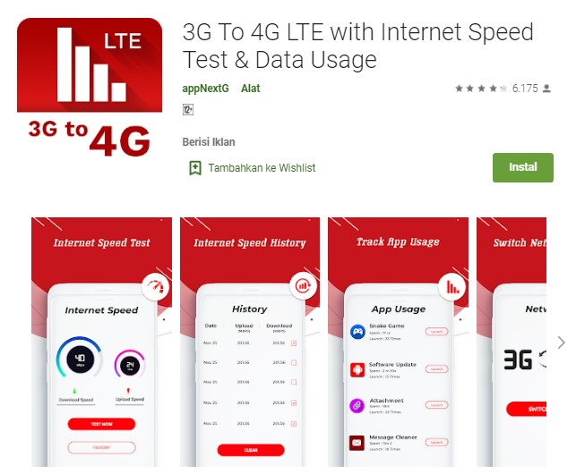 3G To 4G – Aplikasi Penguat Sinyal