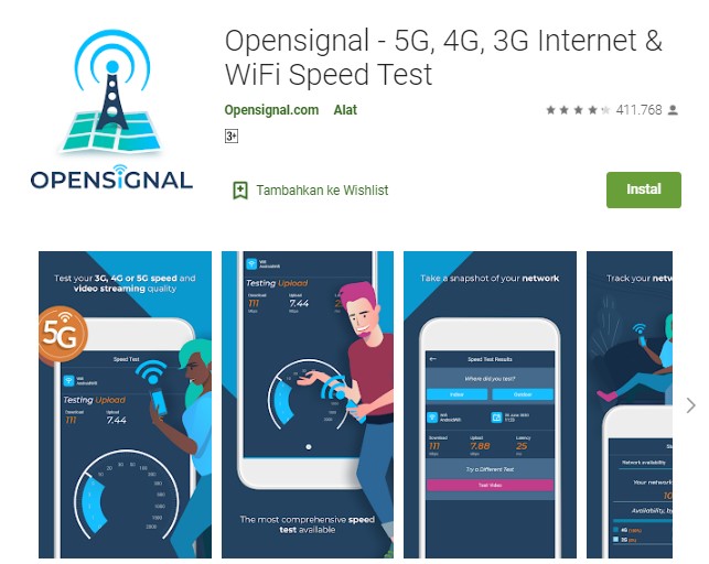 Opensignal – Aplikasi Penguat Sinyal