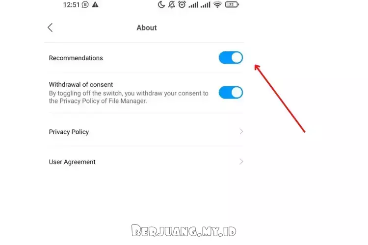 Cara menghilangkan iklan di HP Xiaomi (di Mi File Manager)