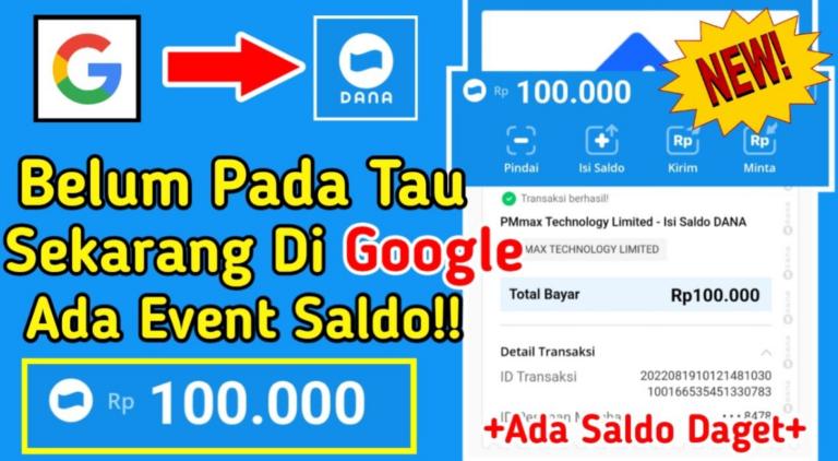 Saldo Dana 100 Ribu Gratis