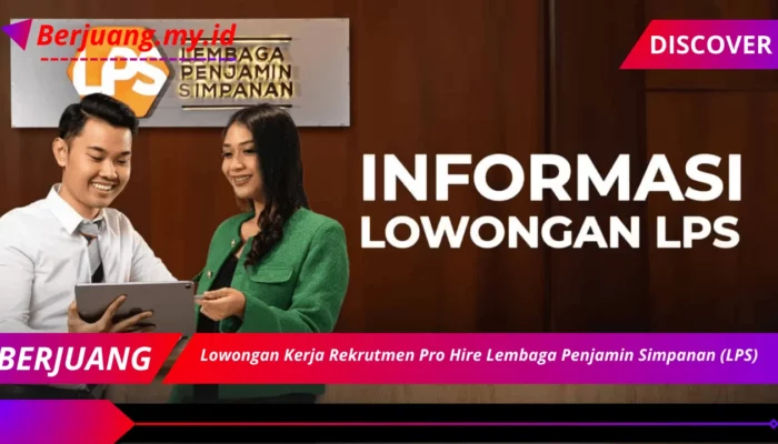 Rekrutmen Pro Hire Lembaga Penjamin Simpanan (LPS) 2024